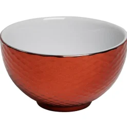 Bol rouge en grès^Gifi Hot