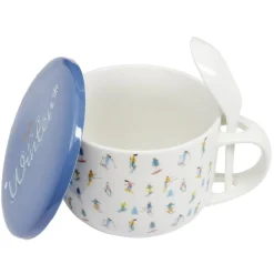 Bol soupe jumbo 62cl et cuillère porcelaine fun^Gifi Best