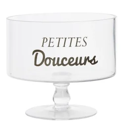 Bonbonnière sur pied transparente Petites douceurs^Gifi