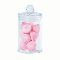Bonbonnière transparente avec couvercle verre 15 cl x5^Gifi Online