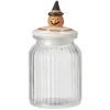 Bonbonnière transparente couvercle déco citrouille Halloween 1L^Gifi Outlet