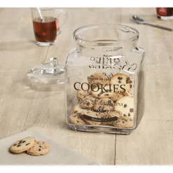 Bonbonnière transparente design cookies^Gifi Outlet