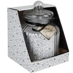 Bonbonnière transparente hermétique en verre 3 L^Gifi