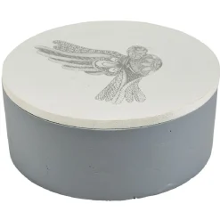 Rangement|Gifi Boîte à bijoux avec miroir rond intégré Ø13,5 cm