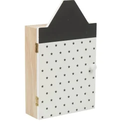 Rangement|Gifi Boîte à clé maison blanc et noir