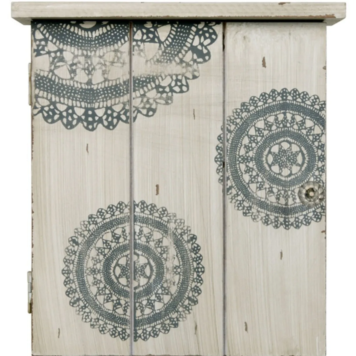 Rangement|Gifi Boîte à clef beige à motifs