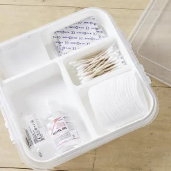 Rangement|Gifi Boîte à compartiments 2 niveaux de rangement 26x25xH11cm