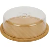 Boîte à fromage bambou et plastique Ø28,5xH9cm^Gifi Sale