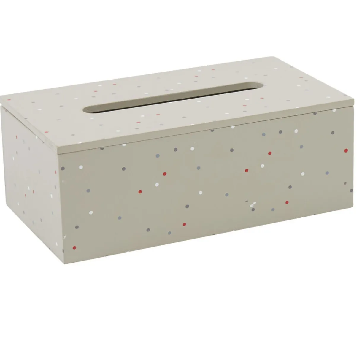 Rangement|Gifi Boîte à mouchoirs taupe à pois