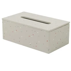 Rangement|Gifi Boîte à mouchoirs taupe à pois