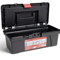 Best Gifi Boîte à outils plastique noir et rouge 30x14xH11cm