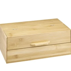 Boîte à pain en bambou naturel^Gifi Discount