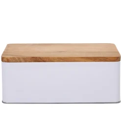 Boîte à sucre rectangulaire blanc naturel^Gifi Hot