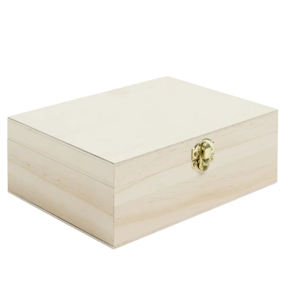 Boîte à thé en bois à personnaliser 20xH7x15cm^Gifi