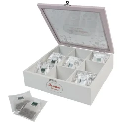 Boîte à thé motif fleur de cerisier^Gifi New