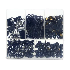 Online Gifi Boîte accessoires de bureau trombones, pinces et punaises