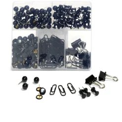 Online Gifi Boîte accessoires de bureau trombones, pinces et punaises