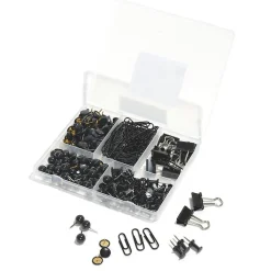 Online Gifi Boîte accessoires de bureau trombones, pinces et punaises