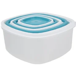 Boîte alimentaire carrée empilable x6^Gifi Clearance