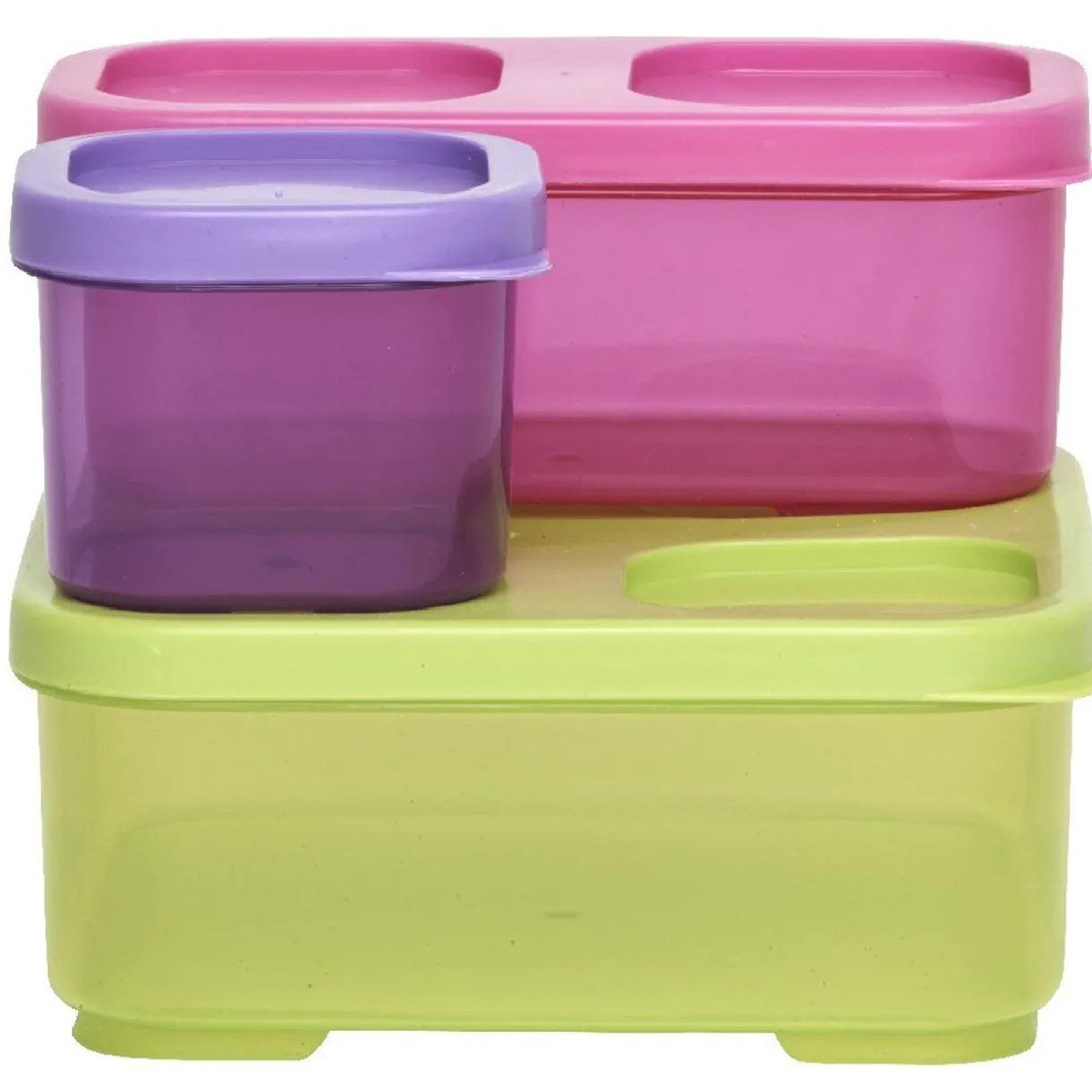 Boîte alimentaire colorée x4^Gifi New