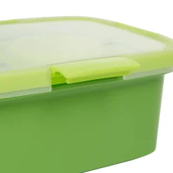 Boîte alimentaire curver rectangulaire verte 1,2 L^Gifi Outlet