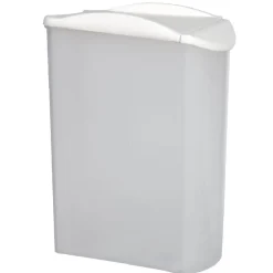 Boîte alimentaire empilable transparente et blanche 1,7 L^Gifi Online