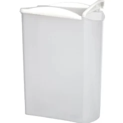 Boîte alimentaire empilable transparente et blanche 1,7 L^Gifi Online