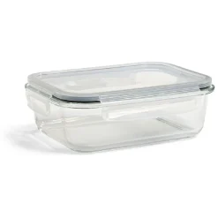 Boîte alimentaire en verre avec couvercle plastique à clips 1,1L^Gifi Hot