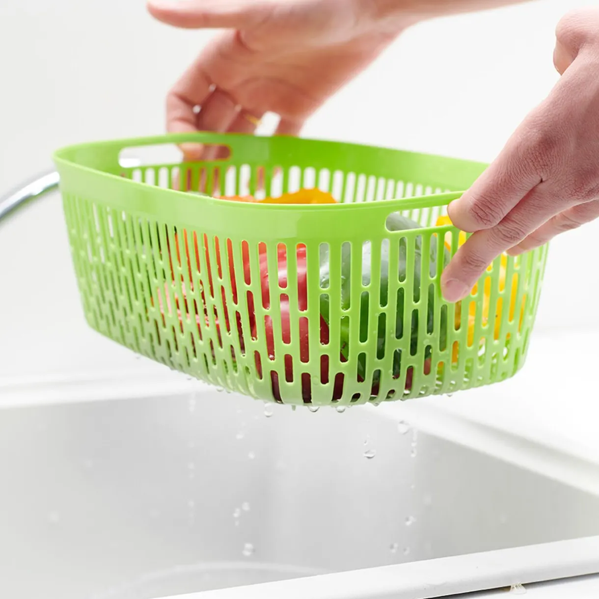 Boîte alimentaire hermétique avec panier fraîcheur 4 L vert^Gifi Outlet
