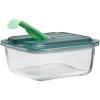 Boîte alimentaire Luminarc verre Esay Box transparent et vert 76 cl^Gifi Outlet
