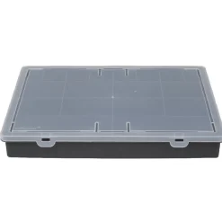 Rangement|Gifi Boîte avec 18 compartiments gris