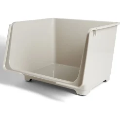 Rangement|Gifi Boîte avec couvercle 45L beige 43xH30,5x39cm