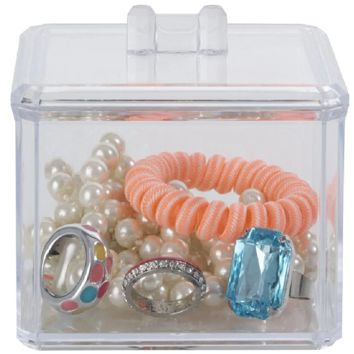 Rangement|Gifi Boîte carrée transparente