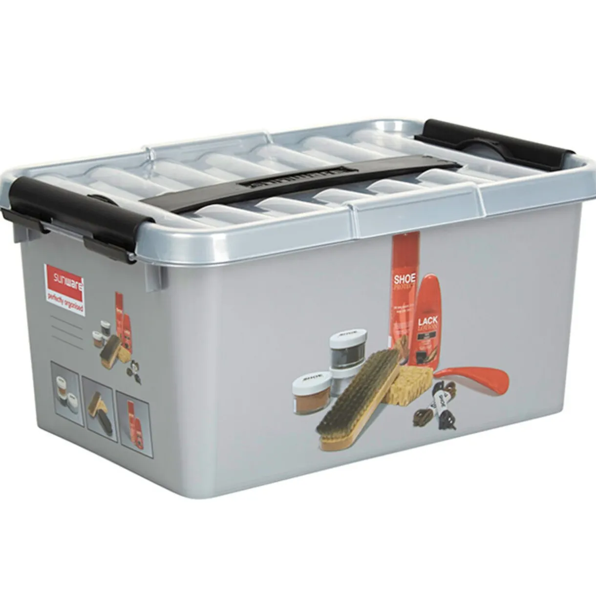 Entretien Du Linge|Gifi Boîte compartimentée 6 L spécial cirage