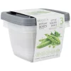 Boîte conservation plastique 1,36L x3^Gifi New