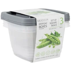 Boîte conservation plastique 1,36L x3^Gifi New