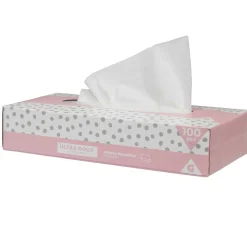Gifi Boîte de 100 mouchoirs double épaisseur