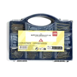 Sale Gifi Boîte de 184 pièces de chevilles et vis