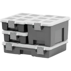 Rangement|Gifi Boîte de bricolage avec rangement compartimenté x 4