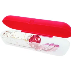 Boîte de conservation alimentaire cylindre rouge transparent^Gifi Best