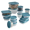 Boîte de conservation alimentaire bleu x 17^Gifi Outlet