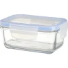 Boîte de conservation en verre hermétique L14xl9,4xH6 cm^Gifi Best