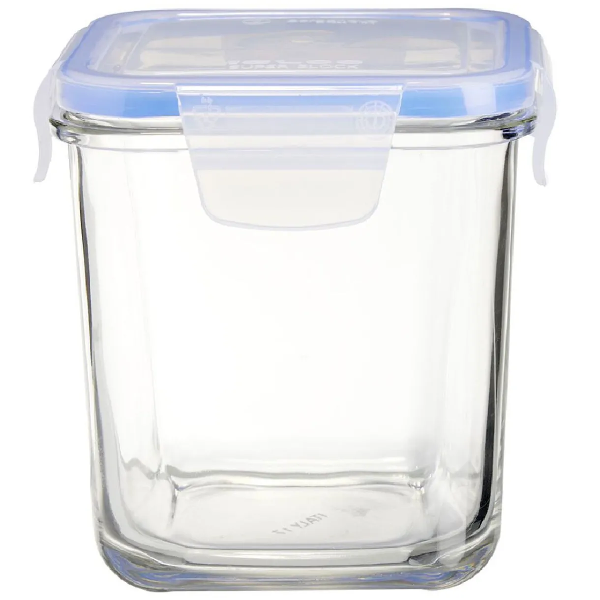 Boîte de conservation en verre hermétique L11,3xl11,3xH11,9 cm^Gifi New