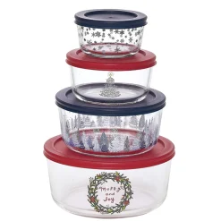 Boîte de conservation en verre x4^Gifi Hot