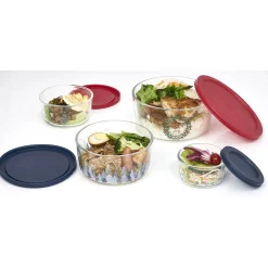 Boîte de conservation en verre x4^Gifi Hot