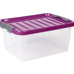 Entretien Du Linge|Gifi Boîte de rangement à clip 14 L