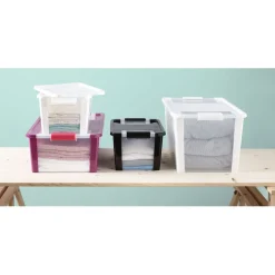 Rangement|Gifi Boîte de rangement 26 L blanc