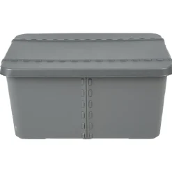 Rangement|Gifi Boîte de rangement 15 L gris anthracite