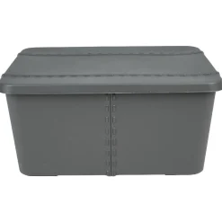 Rangement|Gifi Boîte de rangement 45 L gris anthracite