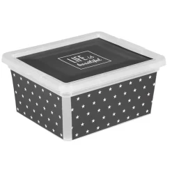 Rangement|Gifi Boîte de rangement 2 L Life is beautiful